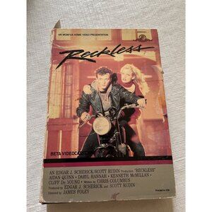 Reckless Beta VHS 1984 Movie Tape MGM/UA Home Video Drama Romance Untested